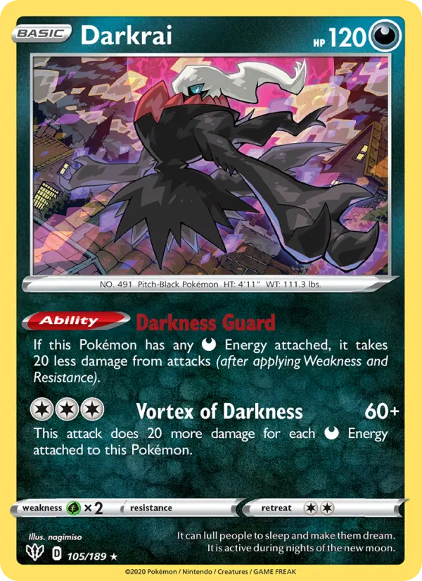 Darkrai #105 — Darkness Ablaze