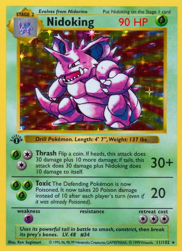 Nidoking #11 — Coleção Básica