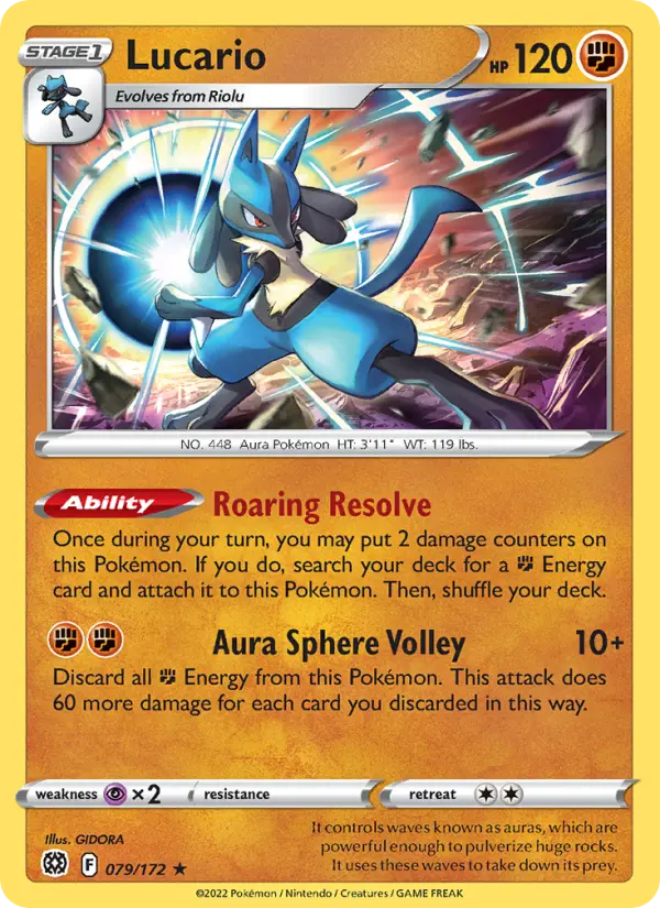 Lucario #079 — Brilliant Stars