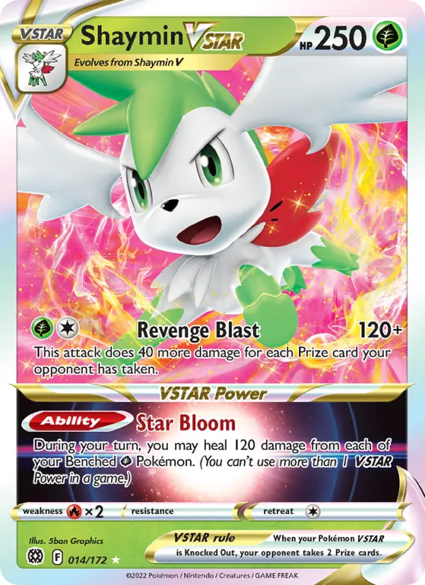 Shaymin VSTAR #014 — Brilliant Stars