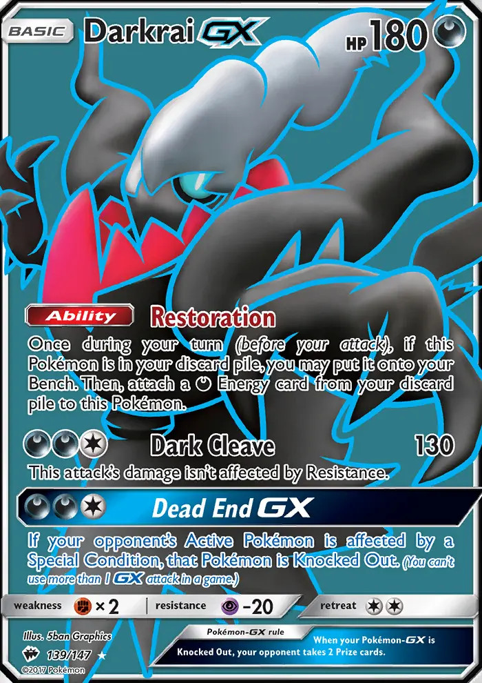Darkrai GX #139