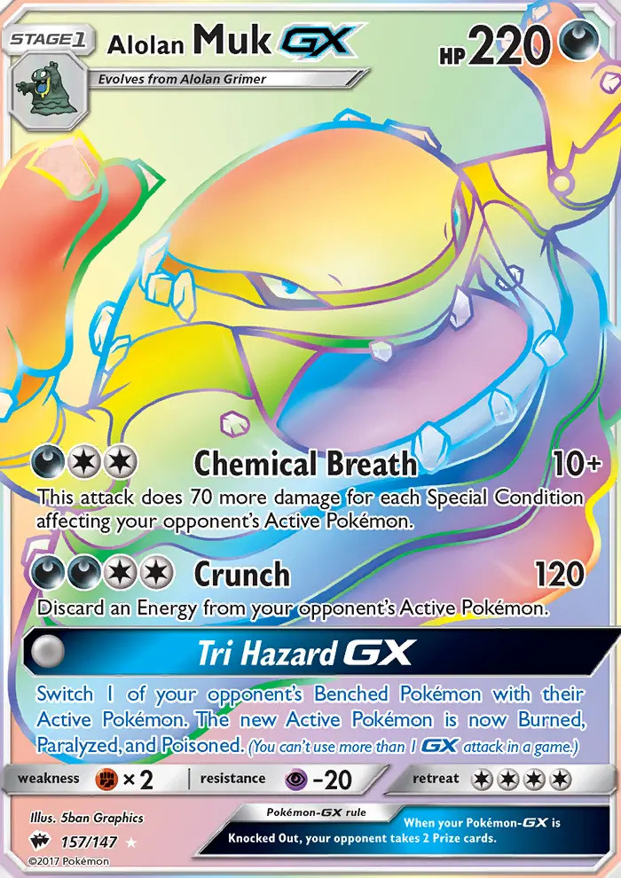 Alolan Muk GX #157