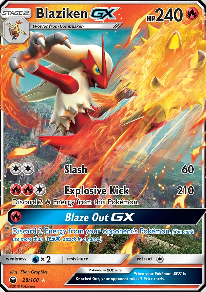 Blaziken GX #28