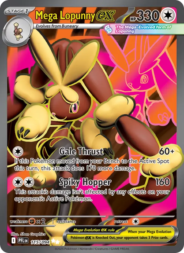 Mega Lopunny ex #115