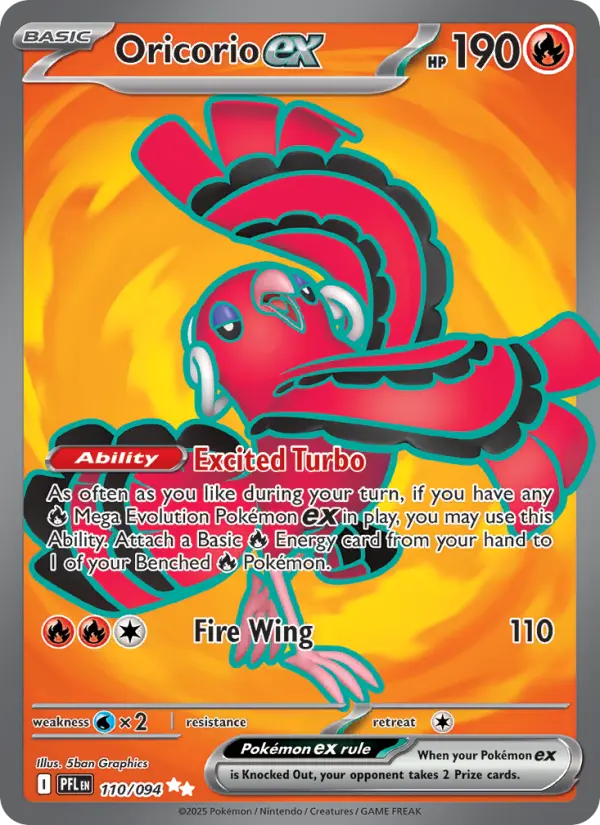 Oricorio ex #110