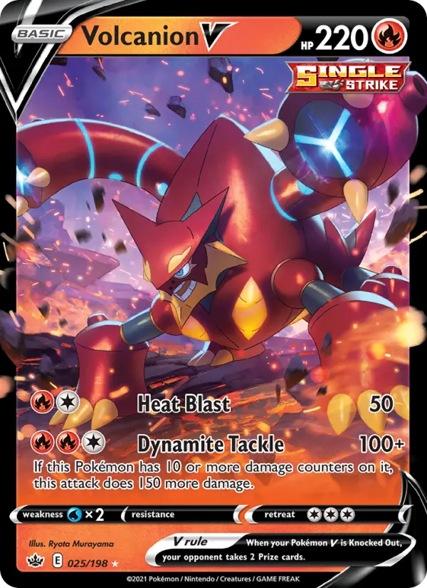 Volcanion V #162 — Chilling Reign