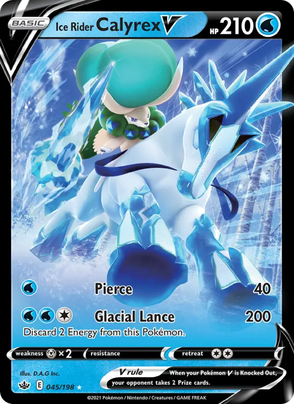Ice Rider Calyrex V #163