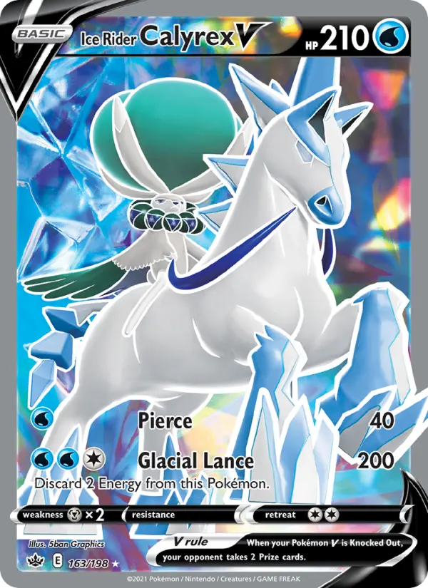 Ice Rider Calyrex V #164 — Chilling Reign