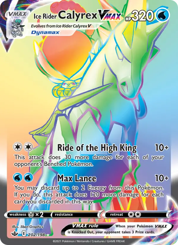 Ice Rider Calyrex VMAX #203