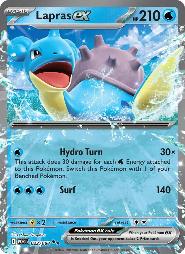 Lapras ex #022