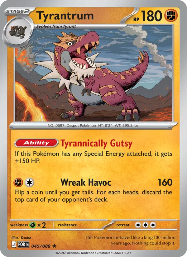 Tyrantrum (xPOR 045) #045 — Perfect Order