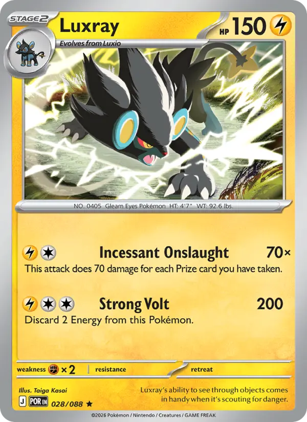 Luxray (xPOR 028) #028 — Perfect Order