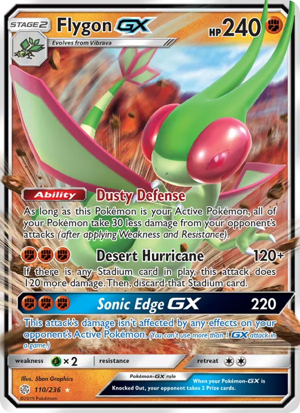 Flygon GX #110