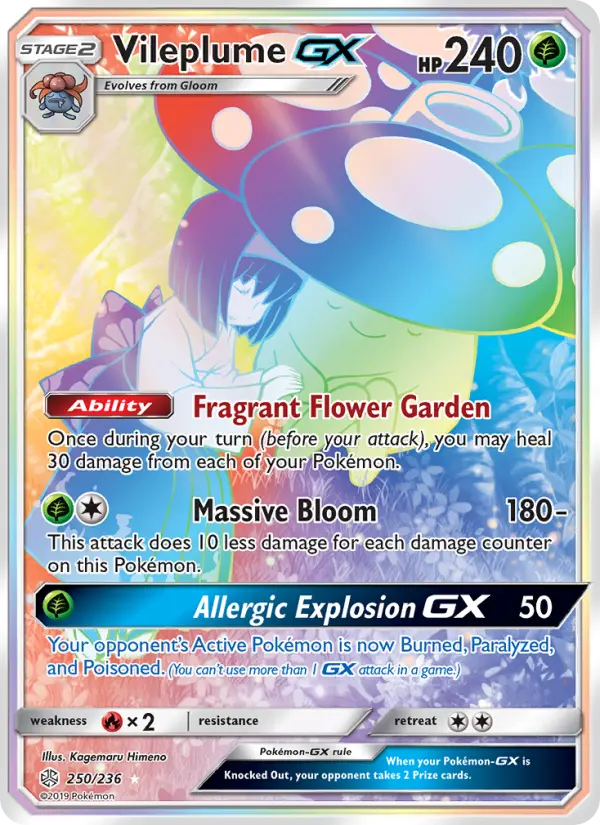 Vileplume GX #250