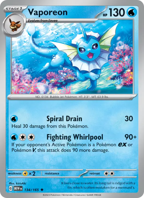 Vaporeon #134