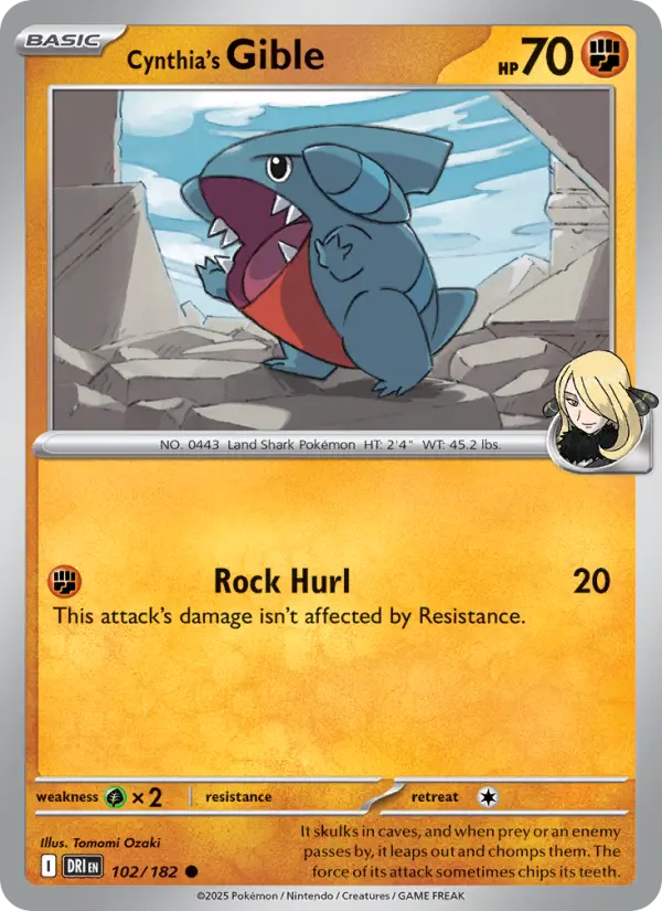 Cynthia's Gible #102