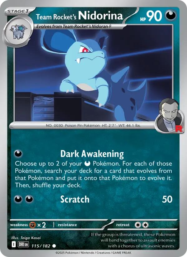 Team Rocket's Nidorina #115