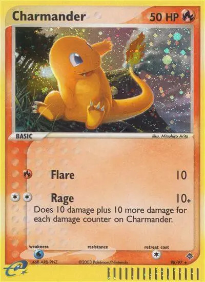 Charmander #98 — EX Dragon