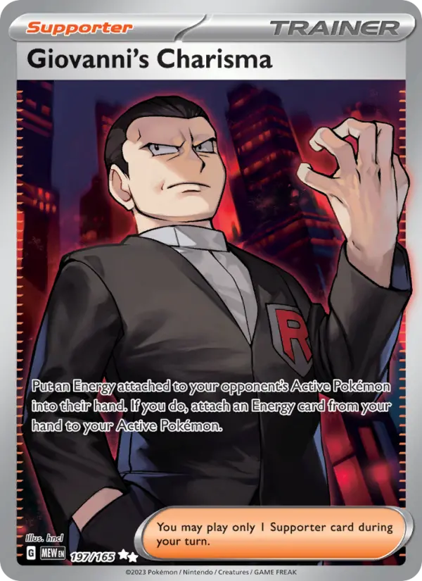 Giovanni's Charisma #197