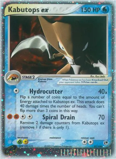 Kabutops ex #97 — EX Sandstorm