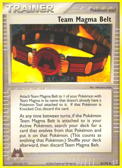 Team Magma Belt #81
