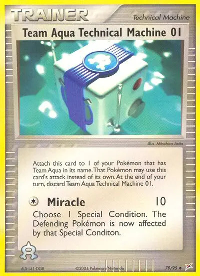 Team Aqua Technical Machine 01 #79