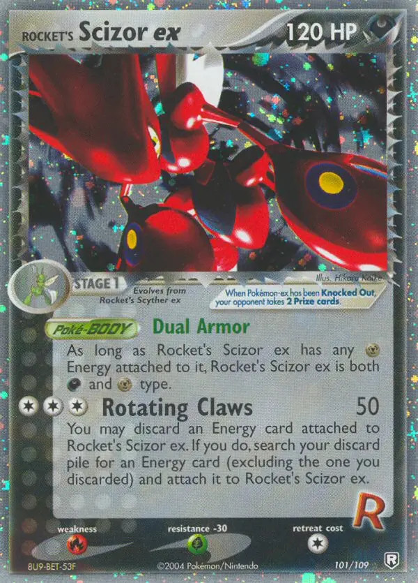 Rocket's Scizor ex #101