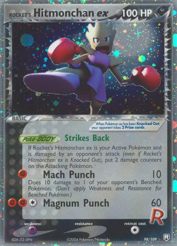 Rocket's Hitmonchan ex #98