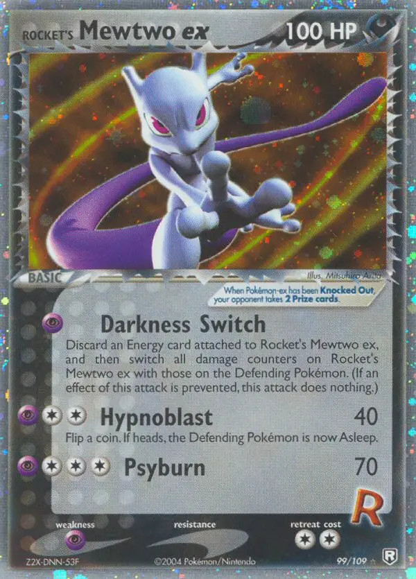 Rocket's Mewtwo ex #99