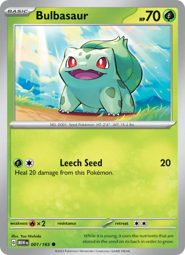 Bulbasaur #001 — 151