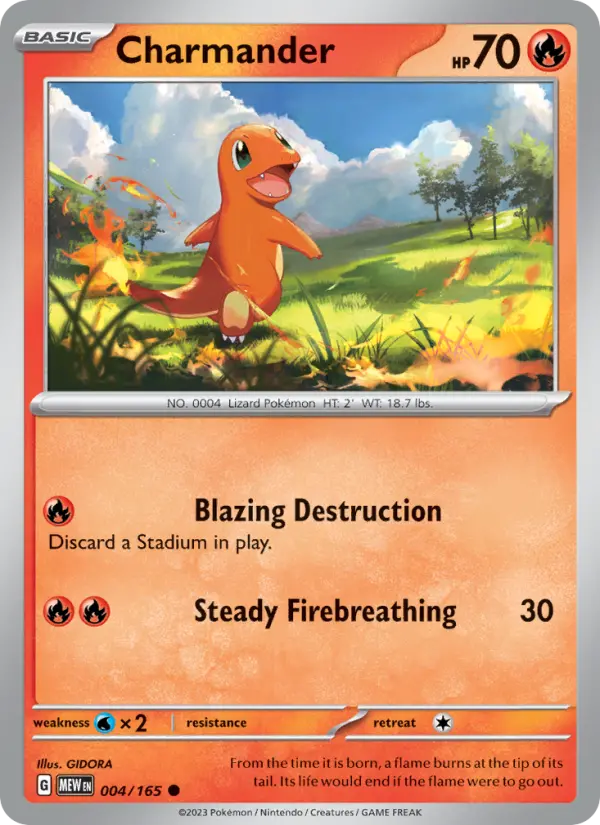 Charmander #004 — 151
