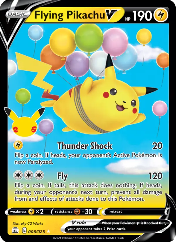 Flying Pikachu V #006