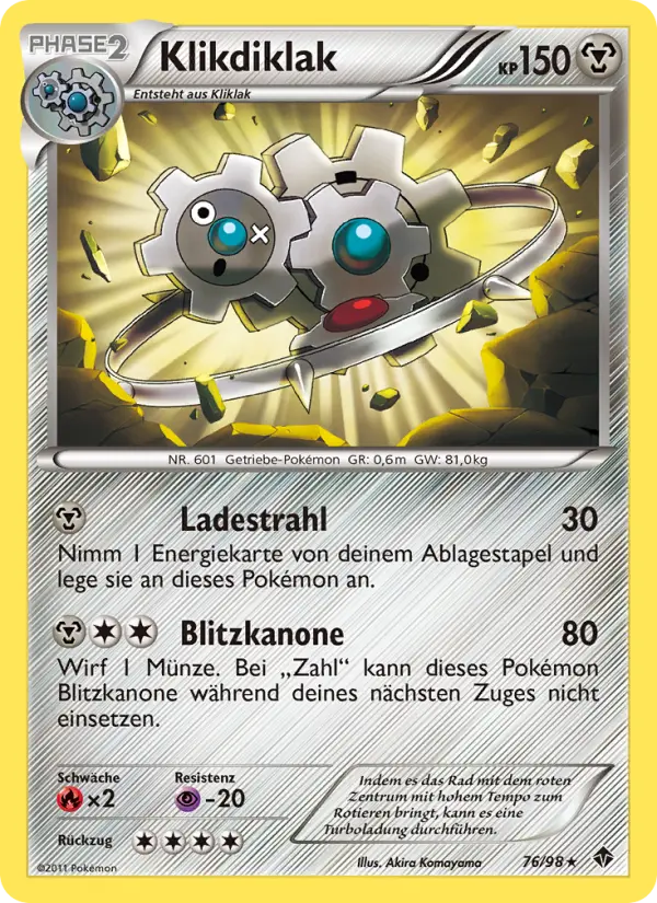 Klikdiklak #76 — Aufstreben der Mächtigen (Reverse Holo)