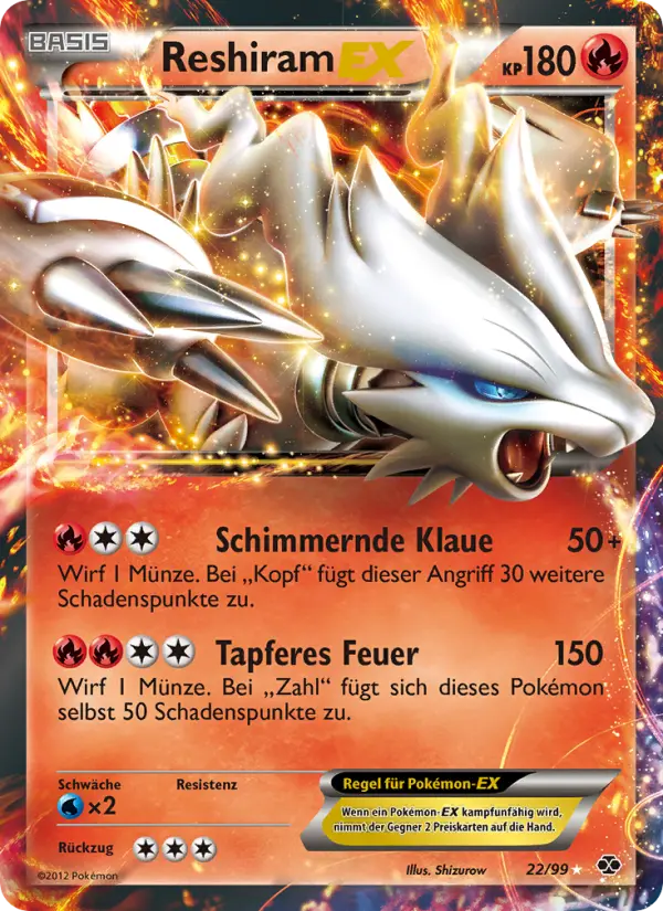 Reshiram ex #22