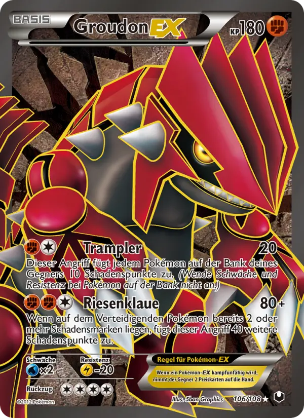 Groudon ex #106
