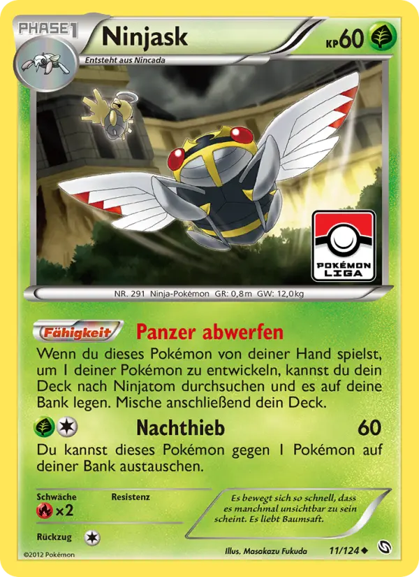 Ninjask #11 — Hoheit der Drachen (Reverse Holo)
