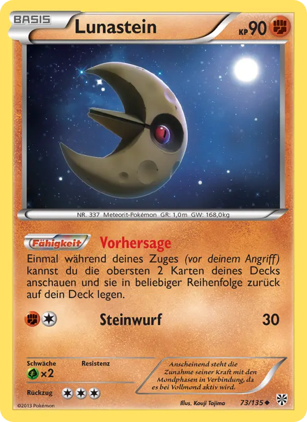 Lunastein #73 — Plasma-Sturm (Reverse Holo)