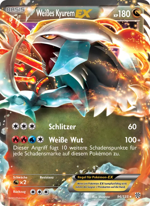 White Kyurem EX #96