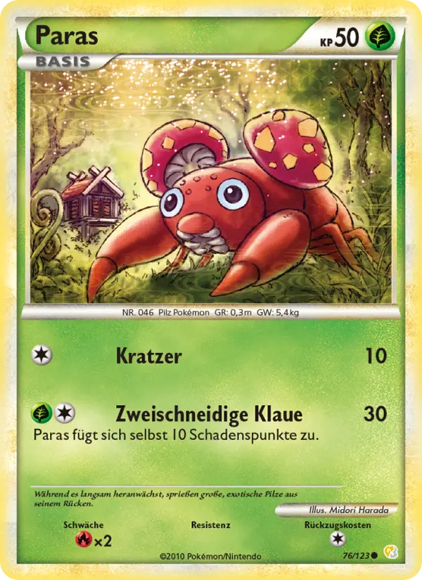 Paras #76 — HeartGold SoulSilver