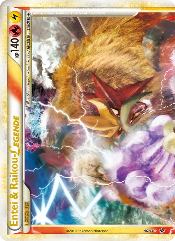 Entei & Raikou LEGENDE #90