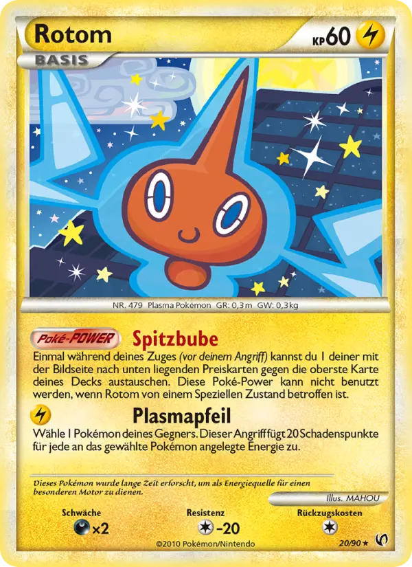 Rotom #20 — Unerschrocken (Reverse Holo)