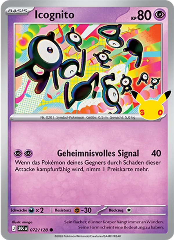 Icognito #072 — 30 Jahre