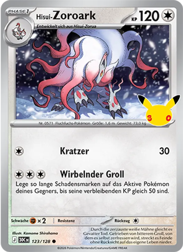 Hisui-Zoroark #123 — 30 Jahre