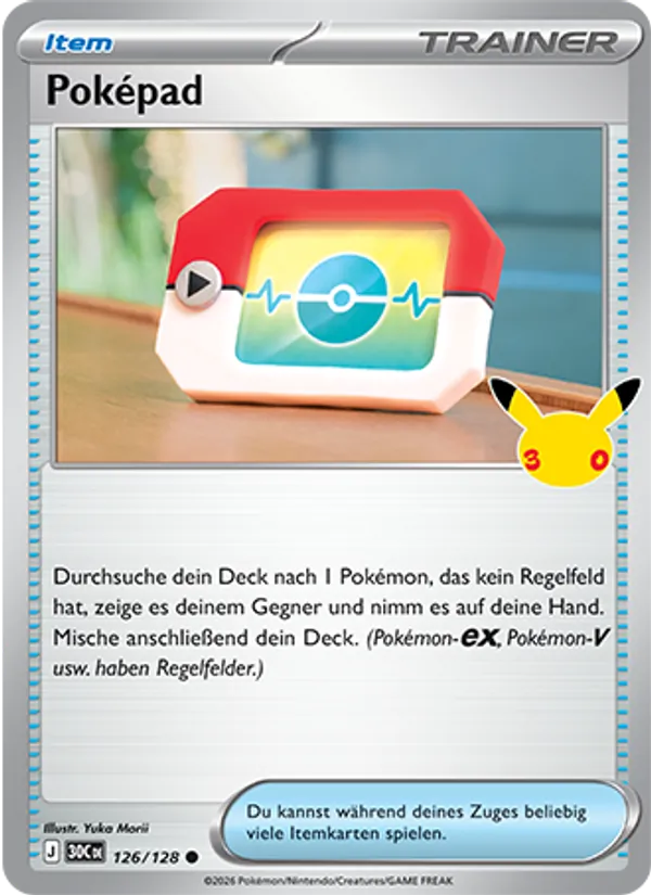 Poképad #126 — 30 Jahre
