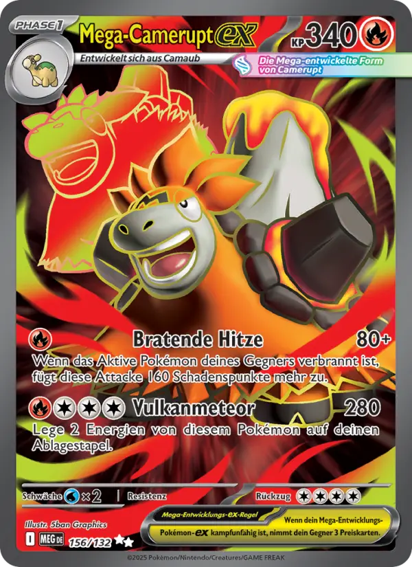 Mega Camerupt ex #156