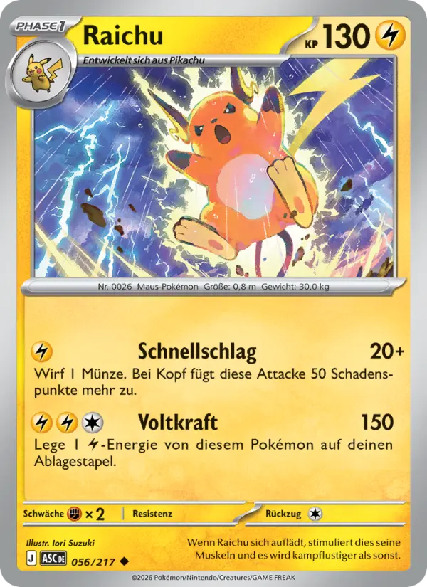 Raichu #056