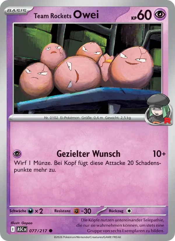 Team Rockets Owei #077
