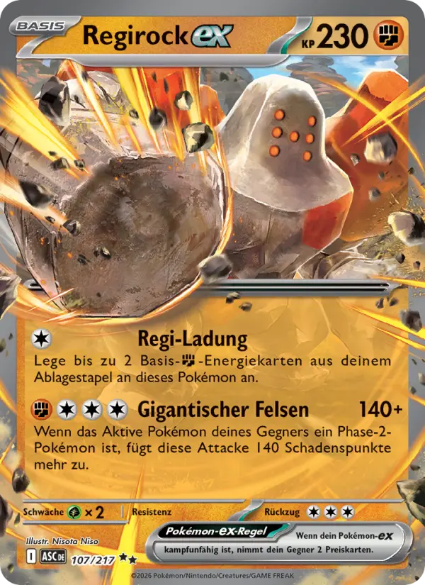 Regirock ex #107