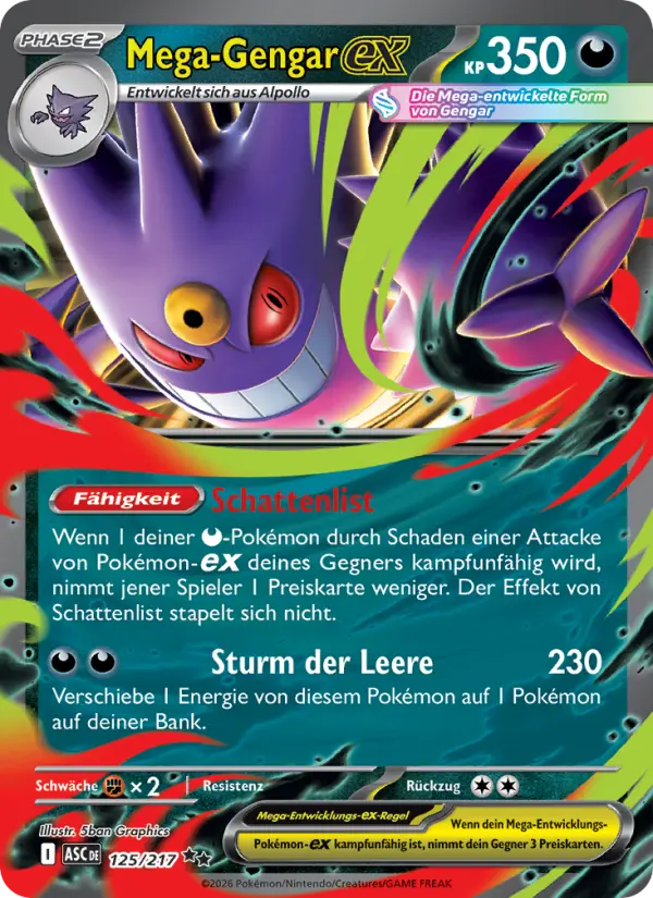 Mega-Gengar ex #125