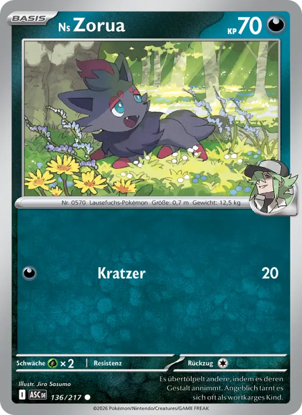 Ns Zorua #136